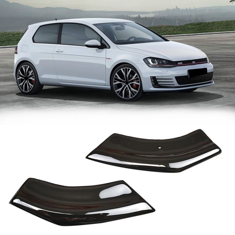 2Pcs Car Rear Bumper Spoiler Splitters Diffuser for Golf -POLO RLINE 18-19