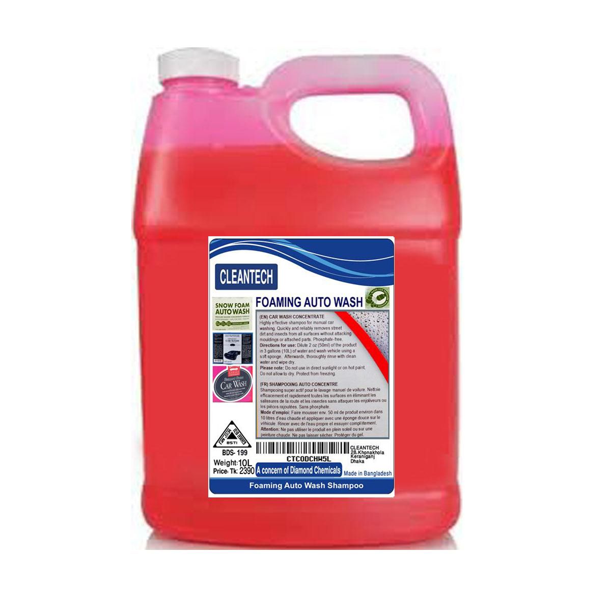 Cleantech Foaming Auto Wash Shampoo 10L