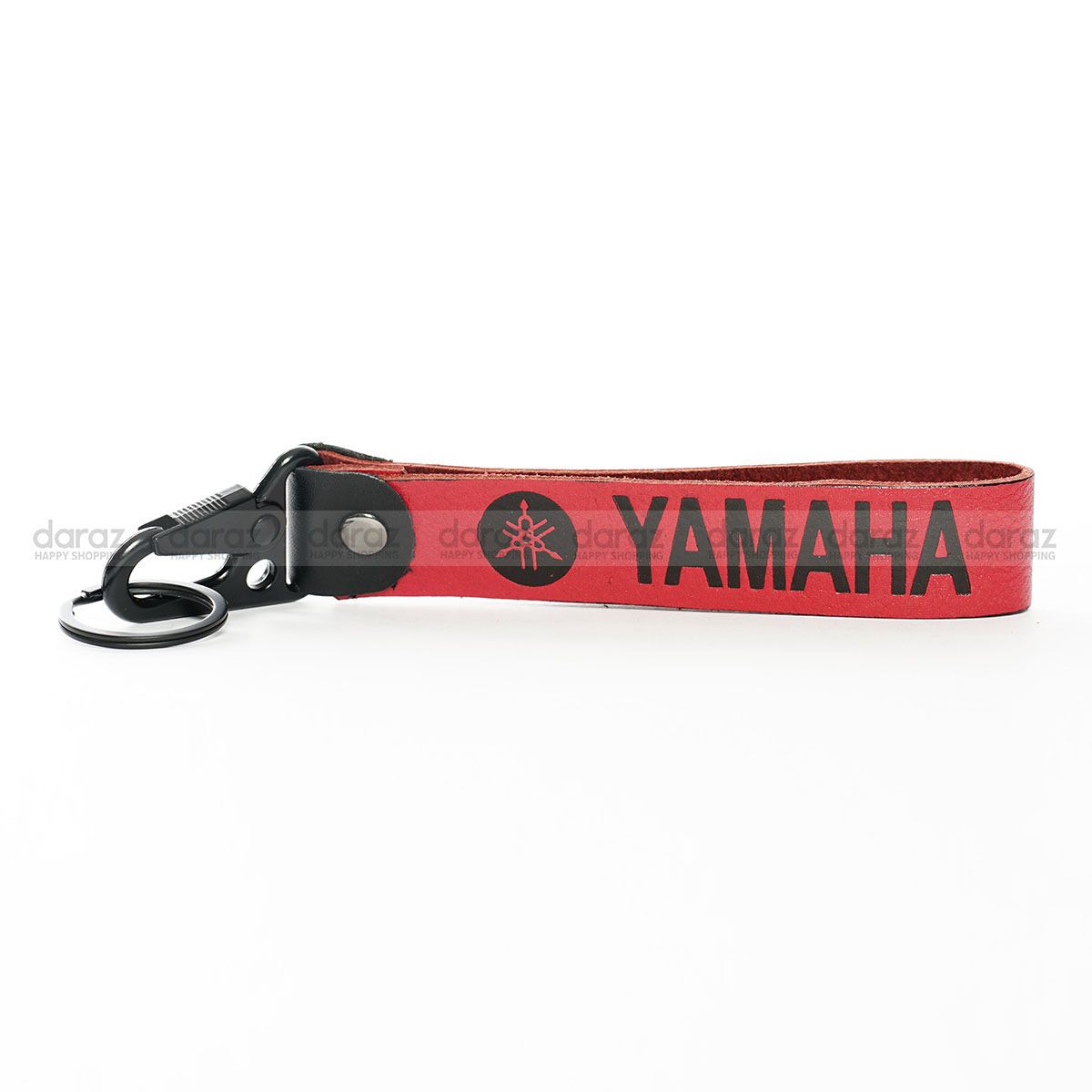 Yamaha China Model Stylish Long Lace Leather Key Ring for Bike Riders -Red Color
