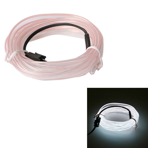 1M/2M/3M/5M Car Interior Led Decorative Lamp EL Wiring Neon Strip For Auto DIY Flexible Ambient Light USB Party Atmosphere Diode-USB drive-5M