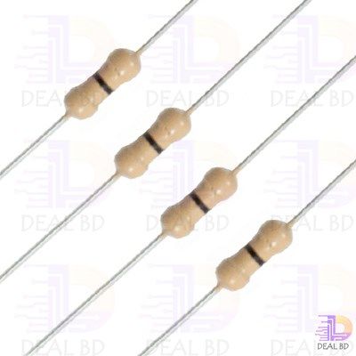 50Pcs- 0 Ohm Resistor 5% 0 Ohm Carbon Film 0 Ohm Resistors 1/4W Resistance 0.25 Watt 5% Tolerance Fixed Resistors 2 Pin Leads