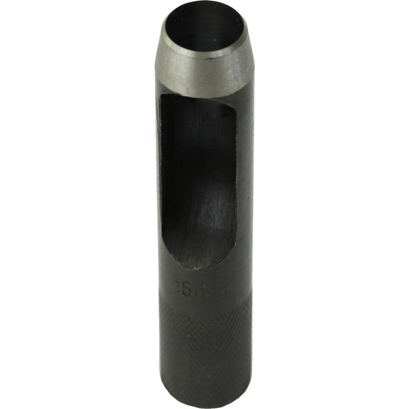 1 Pc Black Hollow Punch Tool Hand Hole Punching Leather/Gasket Carbon Steel Tool (10mm)