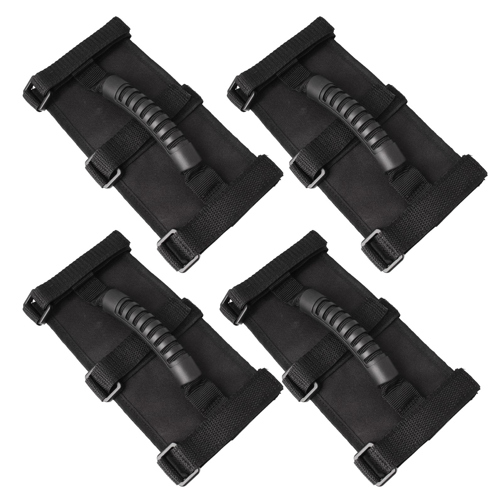 4Pcs Roll Bar Grab Handles Grip Handles Sturdy Modified Parts for Jeep Wrangler YJ LJ TJ JK JL