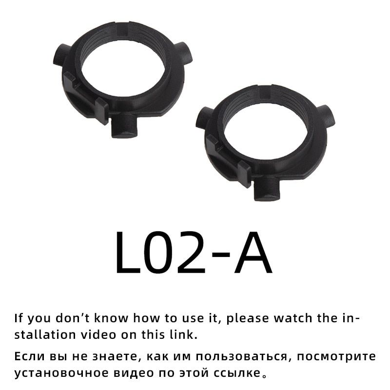 2PCS H7 Led Headlight Socket Adapter H7 Led Car Socket Base L02-A L02-B L02-C L02-D L02-L02-A