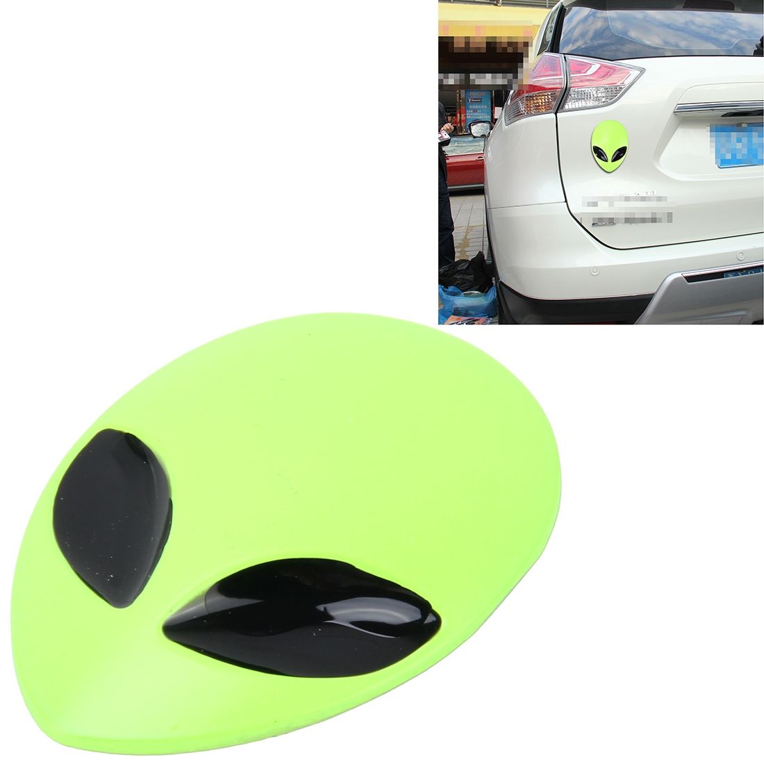 Wizard Head Shape Auto Sticker 3D Metal Fashion Car Stickers