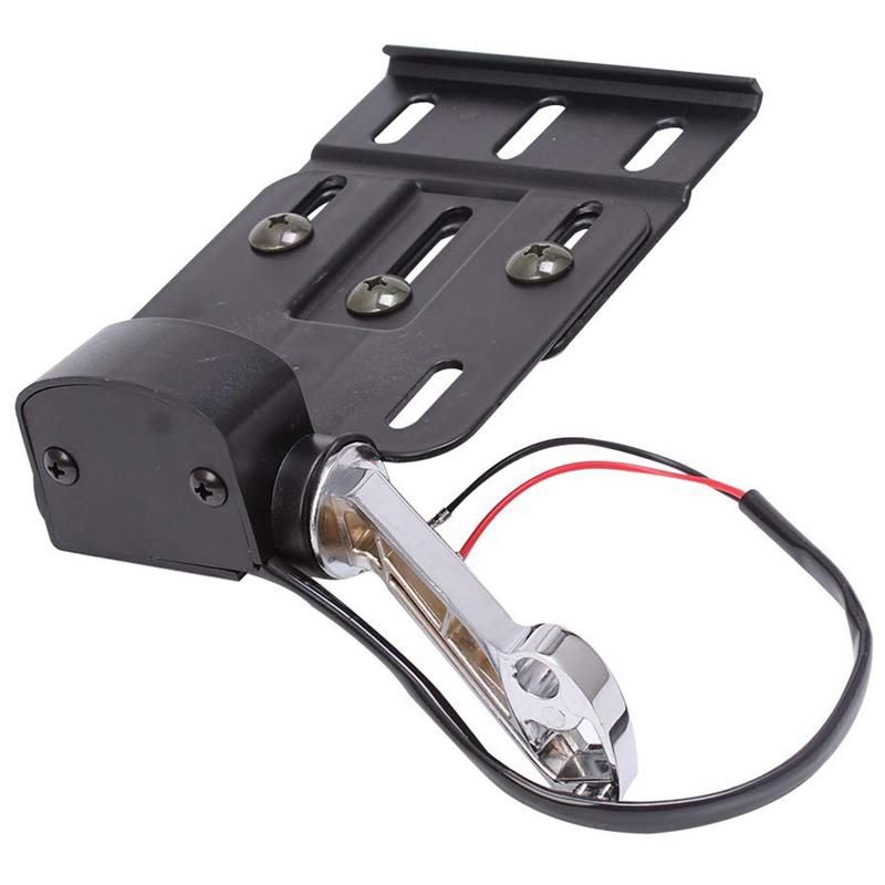 Motorcycle Telescopic Folding Led Light Side Mount License Plate Holder for Dyna Sportster 883 1200 Xl 07-16