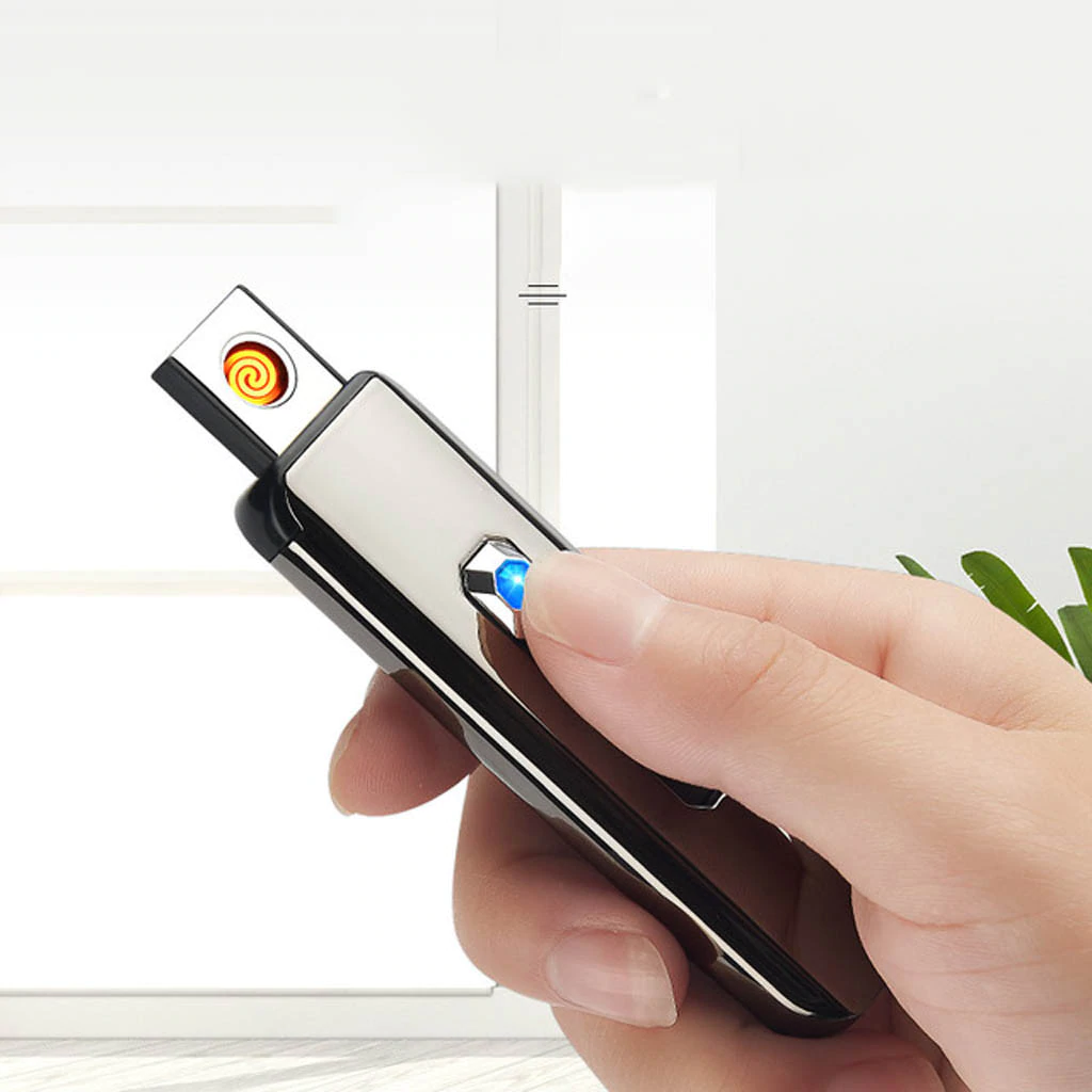 Mini Electroplating Electric Small Double Side LED Lighter