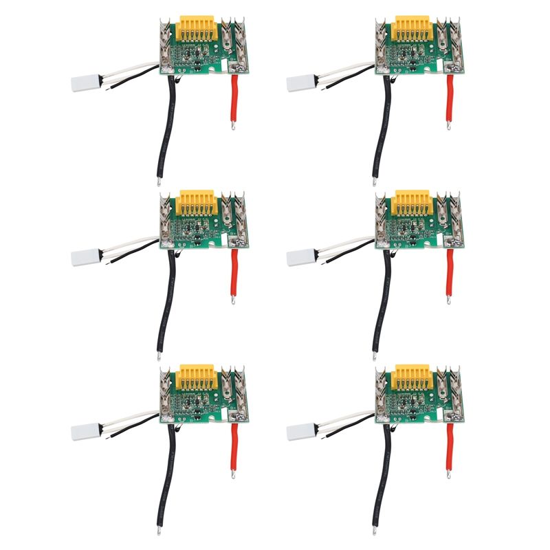 6X PCB Circuit Module Board Parts,Li-Ion Protection for Makita 18V Bl1830 Bl1840 Bl1850
