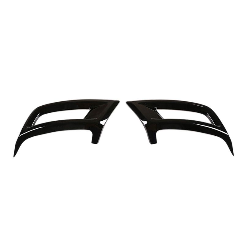 Glossy Black Car Rear Dual Exhaust Muffler Pipe Cover Trim Exhaust Muffler Panel for Land Rover Discovery Sport 2020