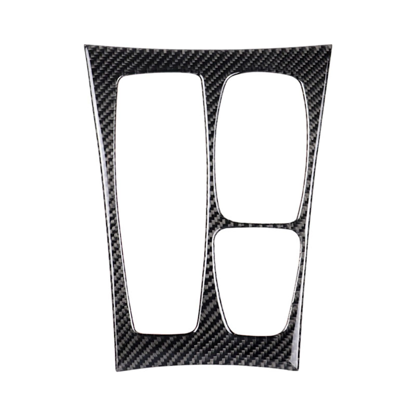 Car Sticker Clear Texture Waterproof Sticker Car Carbon Fiber CD Control Frame Sticker for BMW Left Right Drive