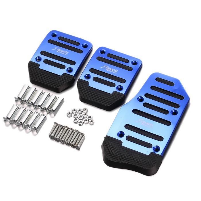 3 PCS Vehicle Anti-Slip Foot Pedal Cover