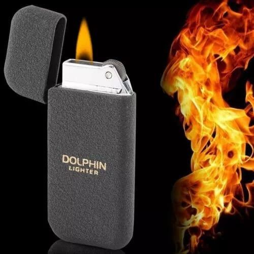 Dolphin Slim Metal Gas Lighter