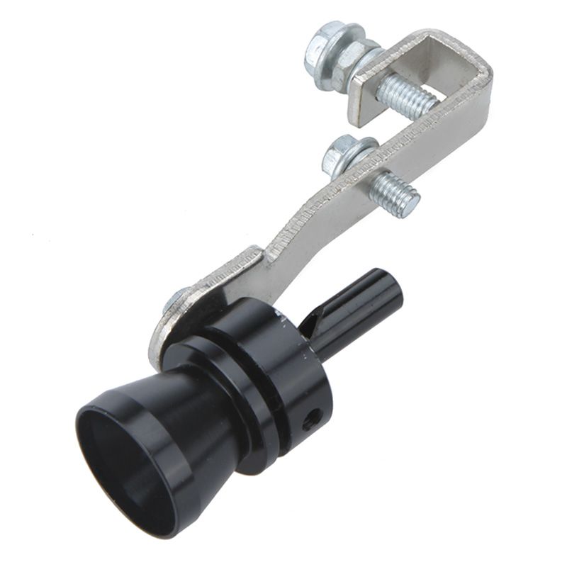 Turbo Sound Whistle Exhaust Pipe Tailpipe BOV Blow-off Valve Simulator Aluminum Size XL