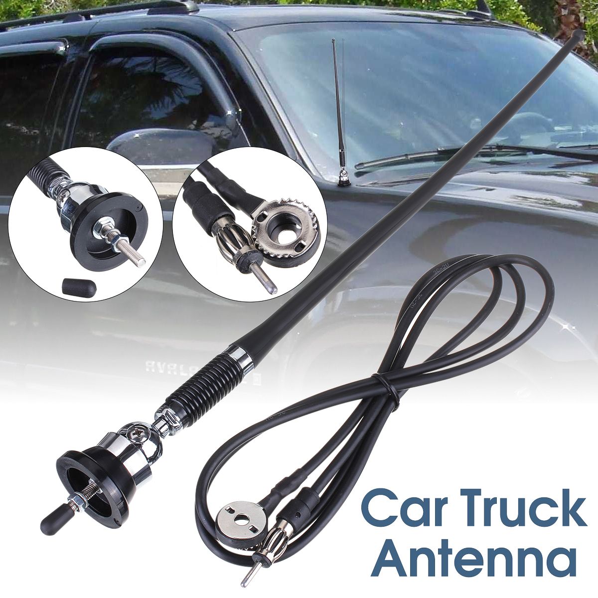 1.3M Car Antenna Aerial Ariel RMA305 Stereo Radio Rubber Mast Wing Roof Mount