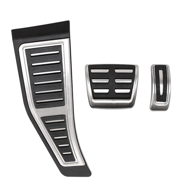 JAERBEE Right-Hand Drive Car Clutch Brake Accelerator Pedal Foot Rest Pedals Covers for-Audi Q5 SQ5 2017 2018 2019 RHD