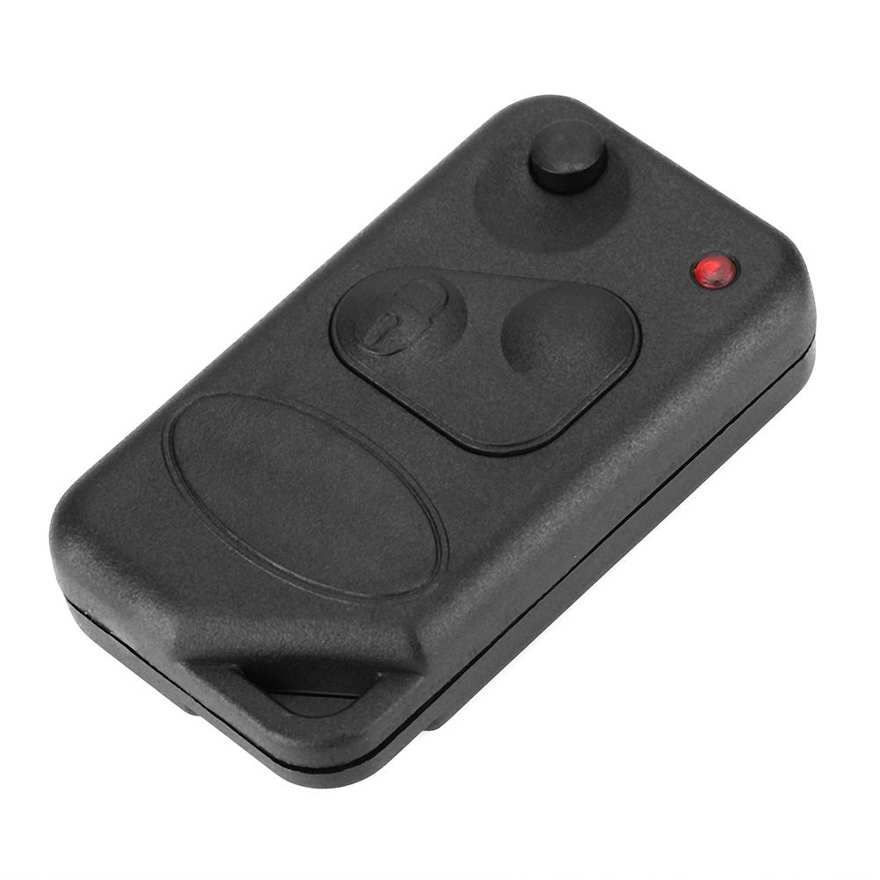 Acouto 2 Button Car Remote Flip Key Fob Case Blade Cover Button Pad Outer Cover Shell Fit for Rover P38