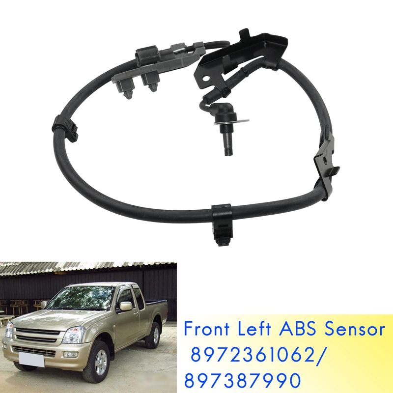 Front Left ABS Speed Sensor Anti Skid Sensor FL for Isuzu D-Max / Rodeo TFS77/TFS86/TFS85 2003+ 8972361062 897387990