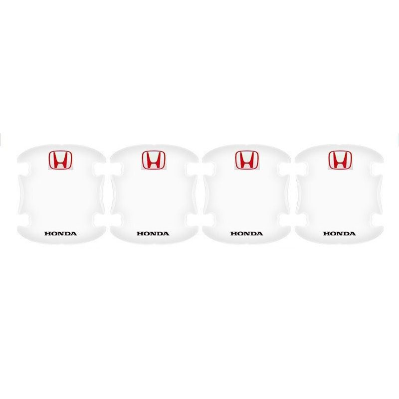 8pcs Car Door Handle Protector Anti-Scratch Auto Door Bowl Protector For Honda City Civic Jazz BRV Accord HRV Odyssey CRV Type R