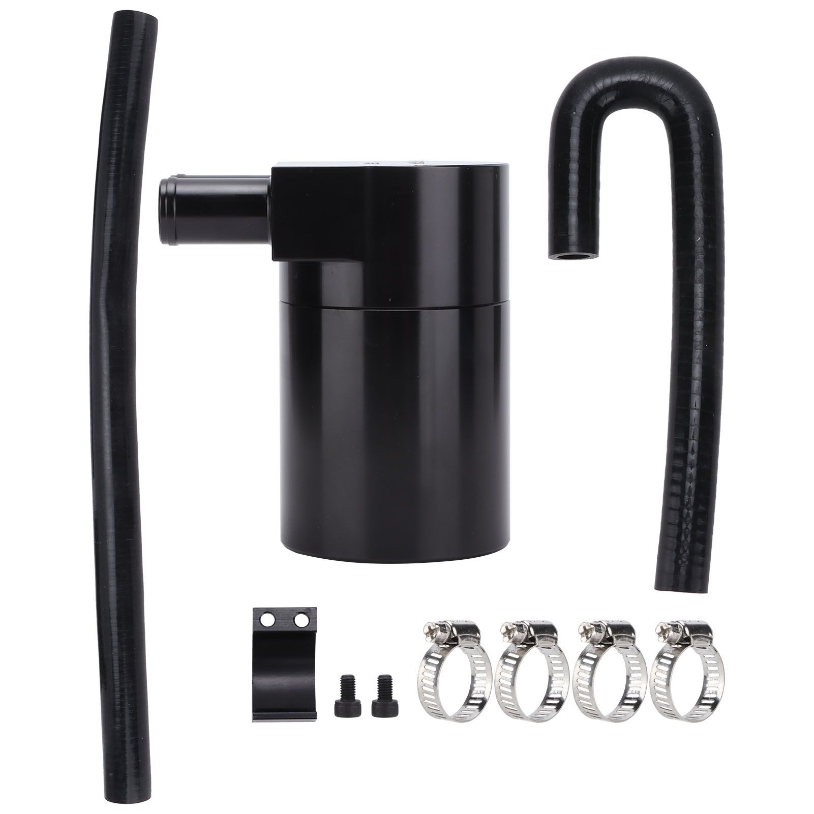 Double Baffled Oil Catch Can With Hoses For N54 335i 135i E90 E92 E82 2006-2010
