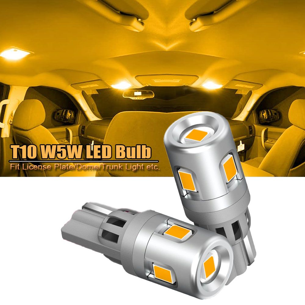 VANSSI Ultra-bright H16 T10 T15 7443 SRCK LED bulbs for Vesta Granta DRL,Reverse,License Plate,Fog Light,LADA Car Light Upgrade-T10 W5W