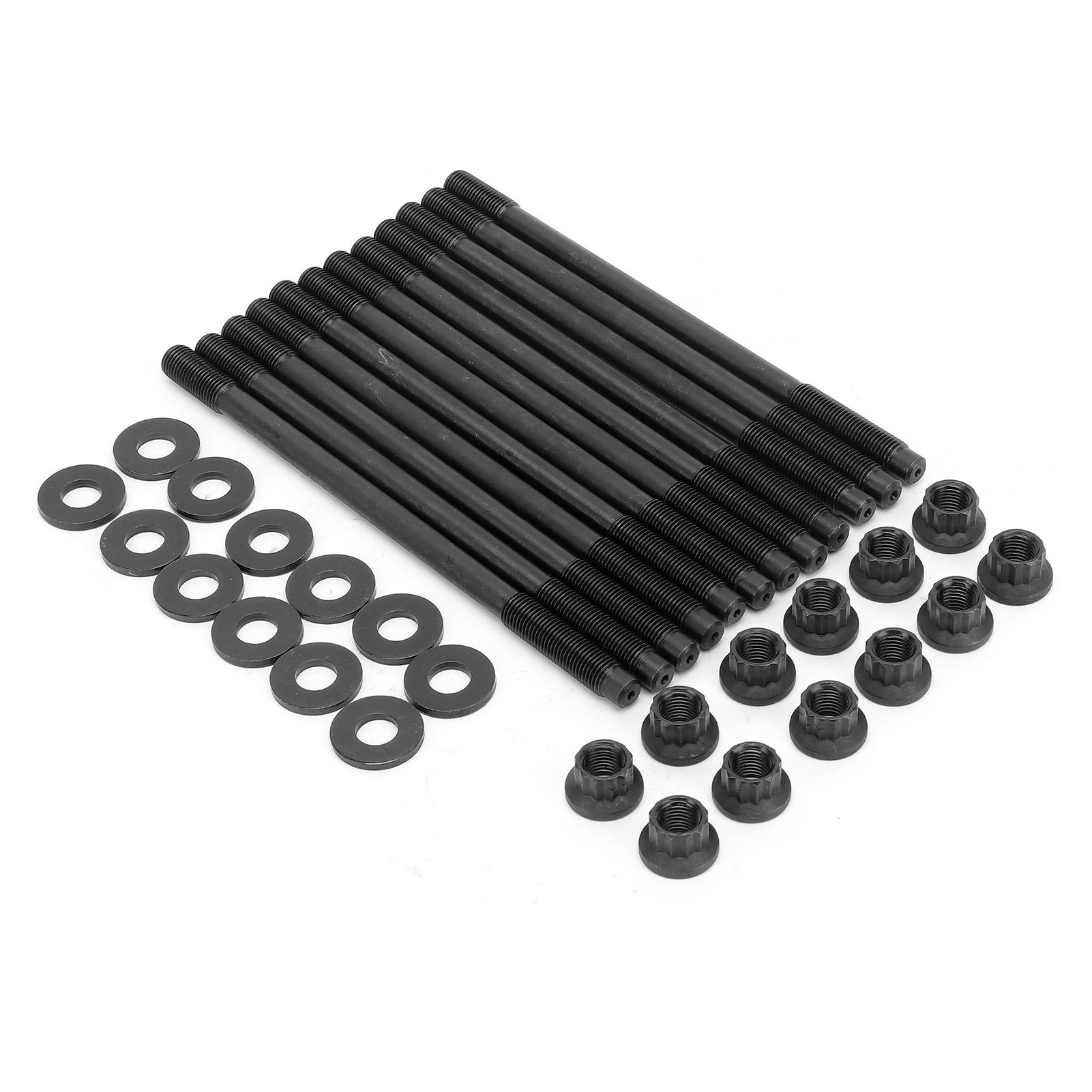 Akozon Head Stud Kit ARP 2604701 Heated Treated Iron