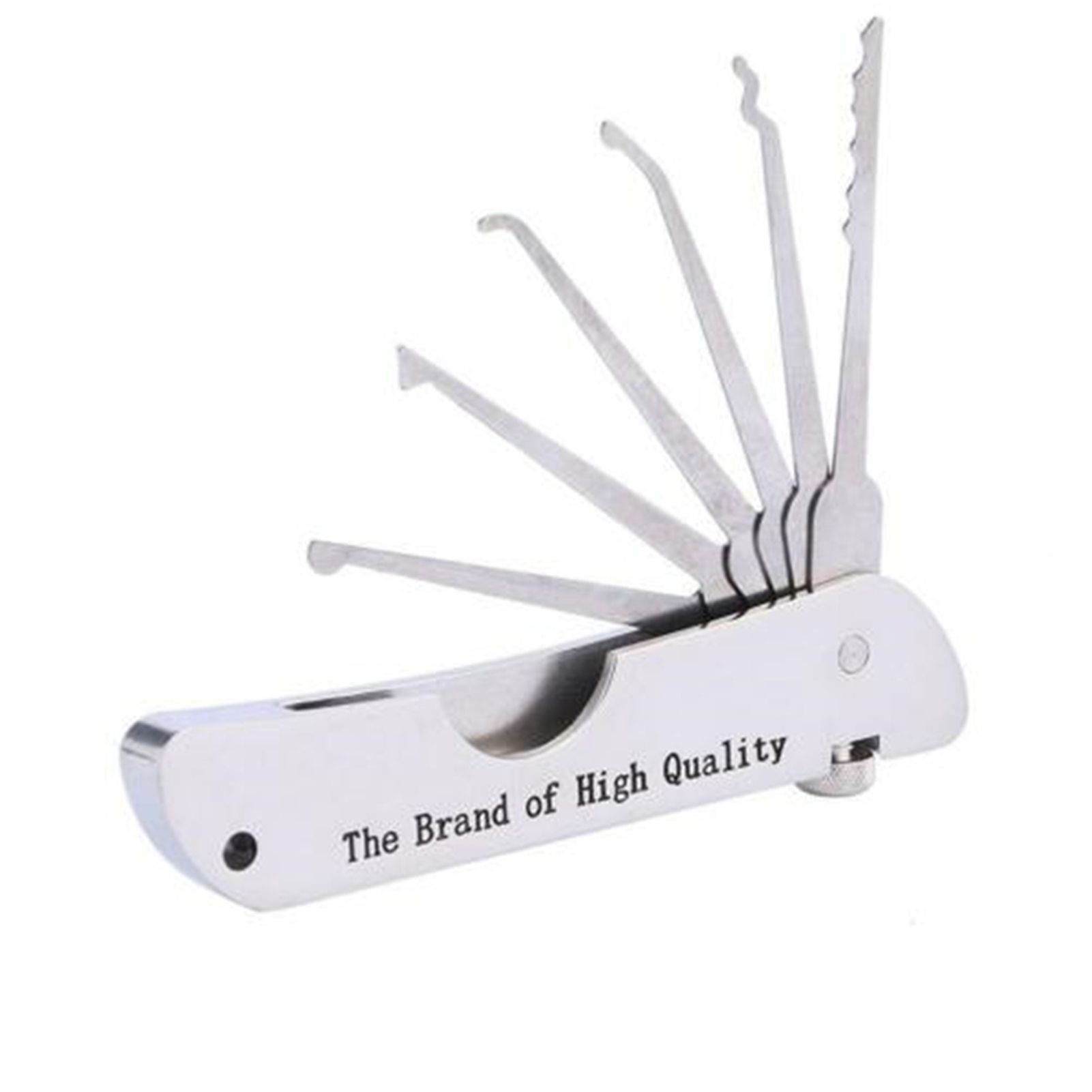 Portable Foldable Stainless Steel Door Opener Key Remover Unlock Locksmith Tool