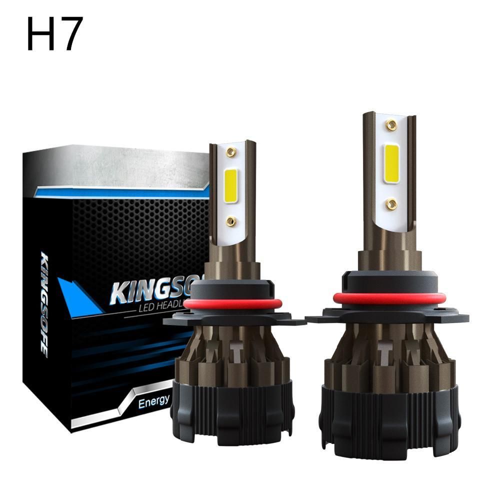2pcs H7 low beam CAR LED Headlight Kit 120W Light Bulb Xenon 6000K DOB
