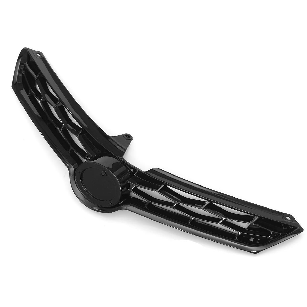 Front Bumper Hood Upper PAINTED Black Grille ABS For 14-16 Toyota Corolla S E170(null)