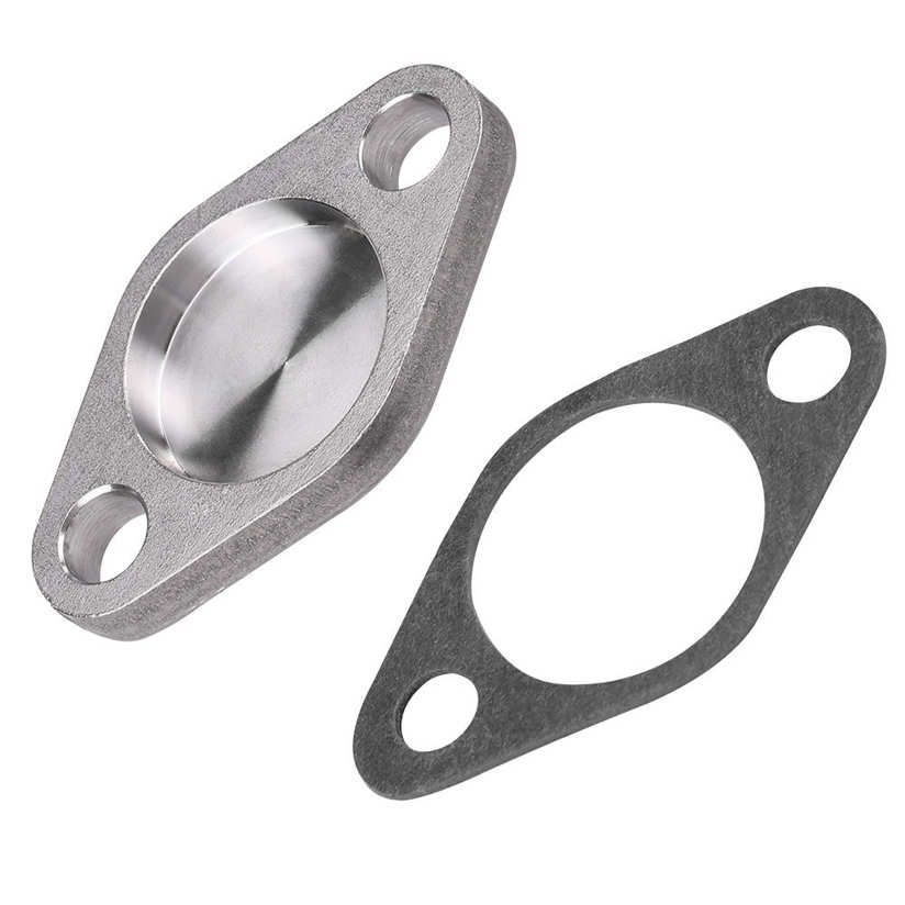Car Stainless Steel Engine EGR Valve Blanking Block Plates Kit For E53 E39 E46