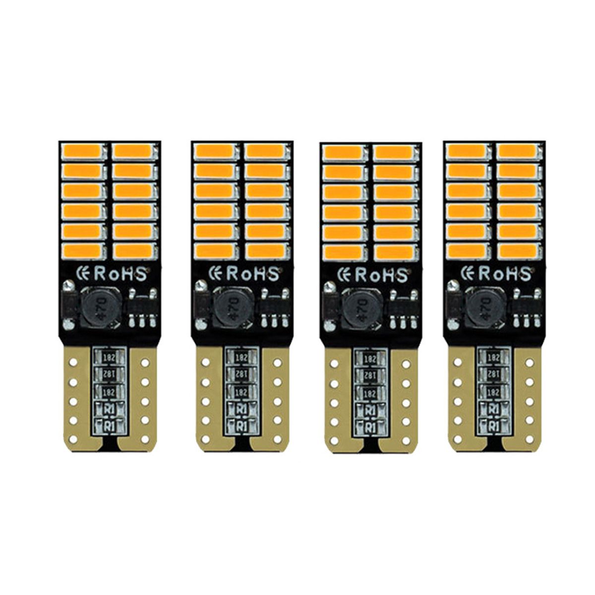 4 car LED display width light T10 4014 24led license plate light width light signal light tail box light