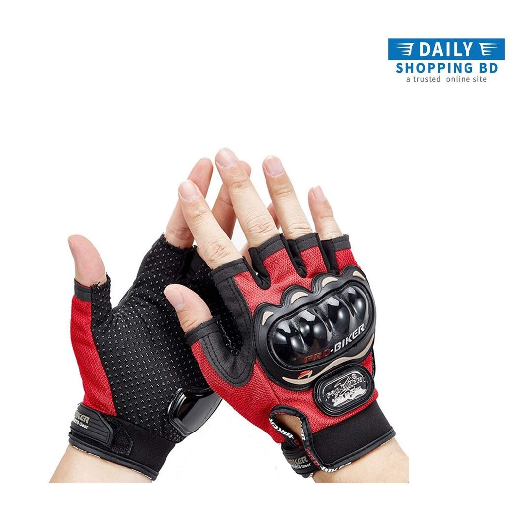 Pro Bike Riding Hand Gloves (Half Finger) DS-104