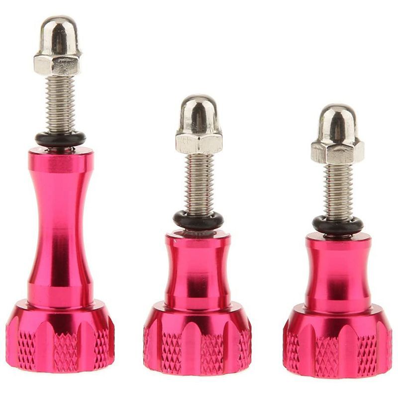 Aluminum Stainless Thumb Knob Bolt Nut Screw Set for GoPro Hero3+/3/2/1