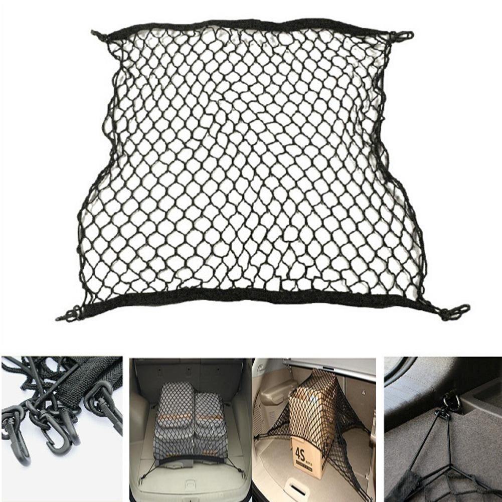 Universal Trunk Organizer Rear Trunk Back Seat Cargo Mesh Net Flexible Car Storage Pouch
