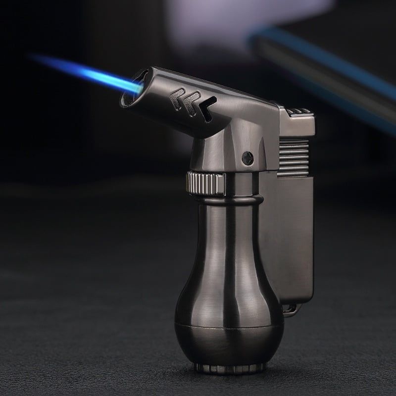 Windproof Turbo Lighter Butane Gas Flame Metal-2