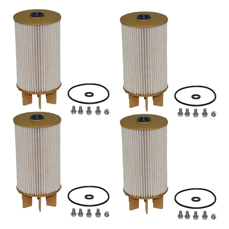4X Fuel Filter Part Number 16403-4KV0A Fuel Filter Elements Fuel Water Separator for Nissan Navara Np300