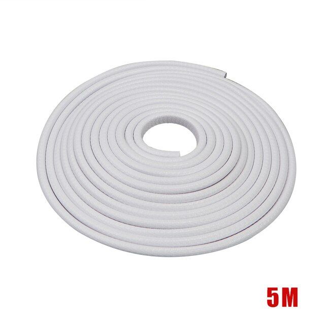 New 5M U Shape Car Strips Sealing Scratch Protector Moulding Strip Protection Anti-rub Door Edge Rubber Strip DIY Car-styling