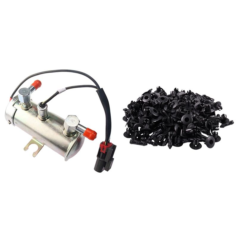 NANLIY- 7mm Hole Plastic Rivets Fastener Auto Car Fender Bumper Push Clips 100 Pcs with 24V Electric Fuel Pump