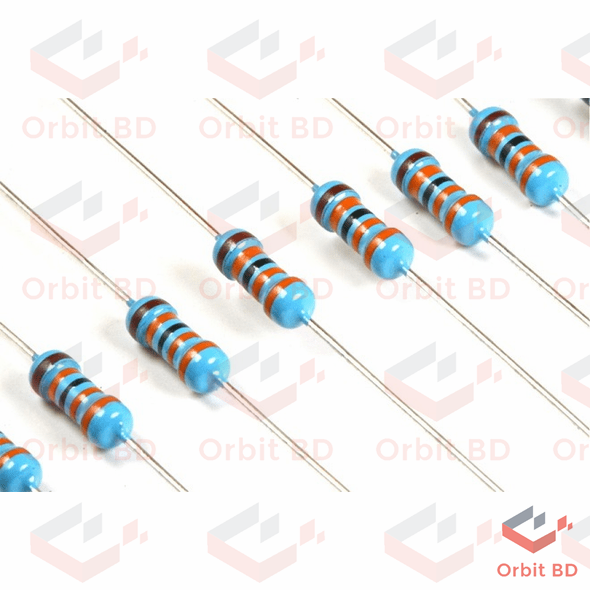 100Pcs Tolerance 1% 47K Ohm Resistor 47K Ohm Carbon Film Resistor 47K Ohm 1/4W Resistance 0.25 Watt Fixed Resistors Passive Components Parts