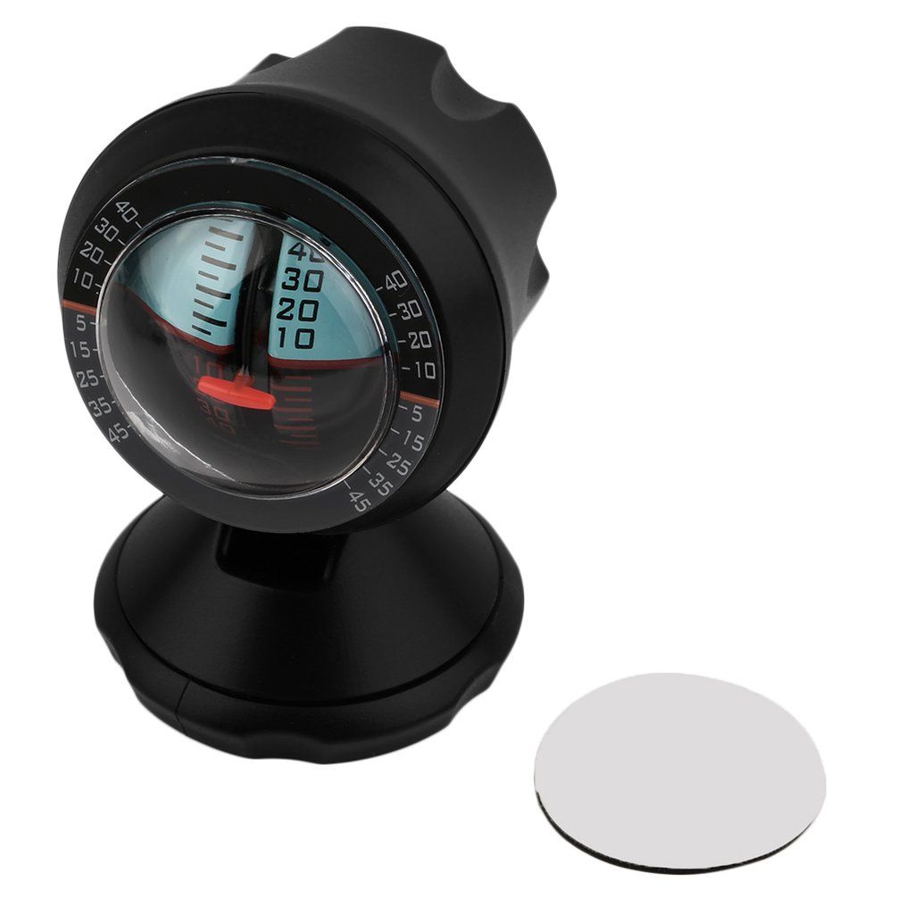 Angle Slope Level Meter Finder Balancer for Car Vehicle Inclinometer Safety - Black