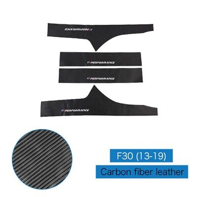 Airspeed M Performance for BMW F30 F20 G30 F48 G01 G02 Accessories Car Door Sill Protector Guards Stickers Carbon Fiber PU Trim