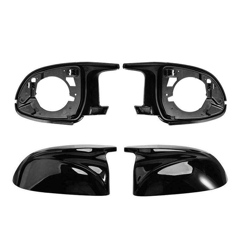 Car Rear View Mirror Cover Trim Kit for BMW X3 X4 X5 X6 X7 G01 G02 G05 2018-2020