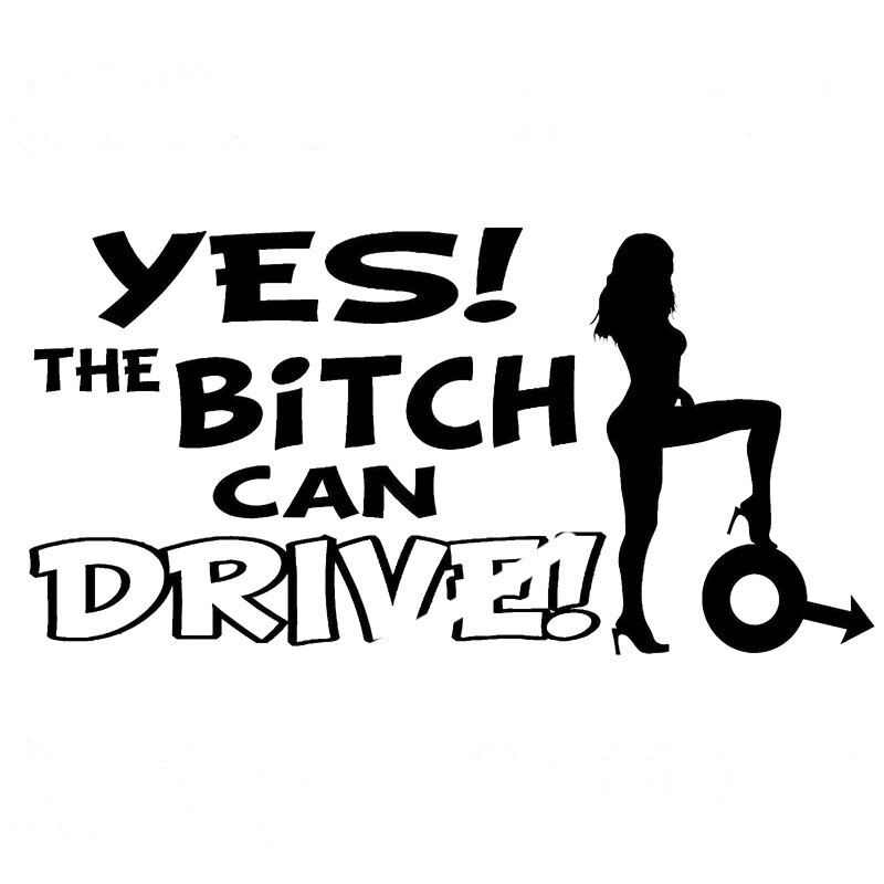 15.5CM*7.8CM Funny Bns Bundy Chick Cute Girl ute Car Stickers And Decals Motorcycle Car Styling Accessories Black/Sliver C8-0183