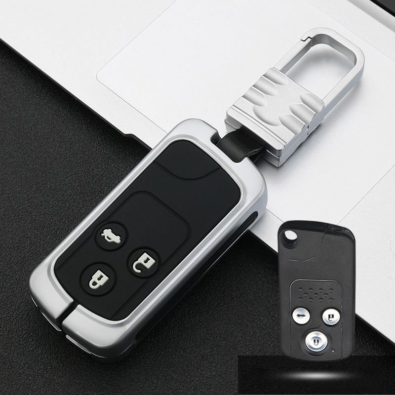 Car Luminous All-inclusive Zinc Alloy Key Protective Case Key Shell for Honda A Style Smart 3-button