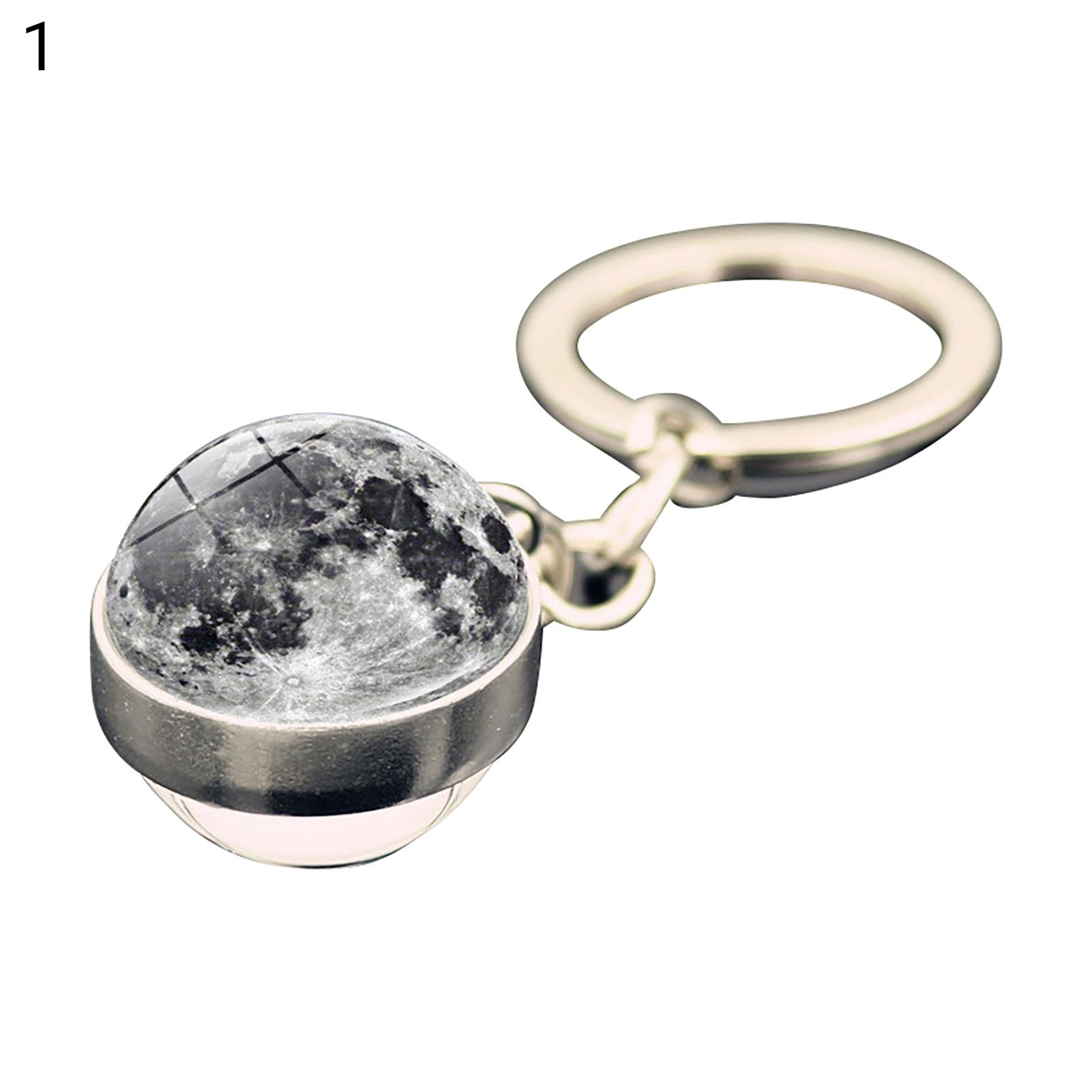 Key Chain Pendant Multi-purpose Solar System Art Picture Key Ring