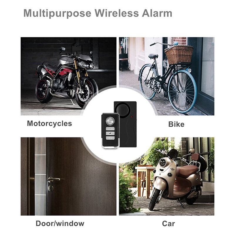 Anti-Theft Alarm Bike/Motorcycle Security Alarm, Door and Window