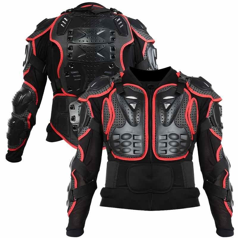 Motorcycle Professional Body Armor Jacket Spine Chest Shoulder Protection Gear - intl