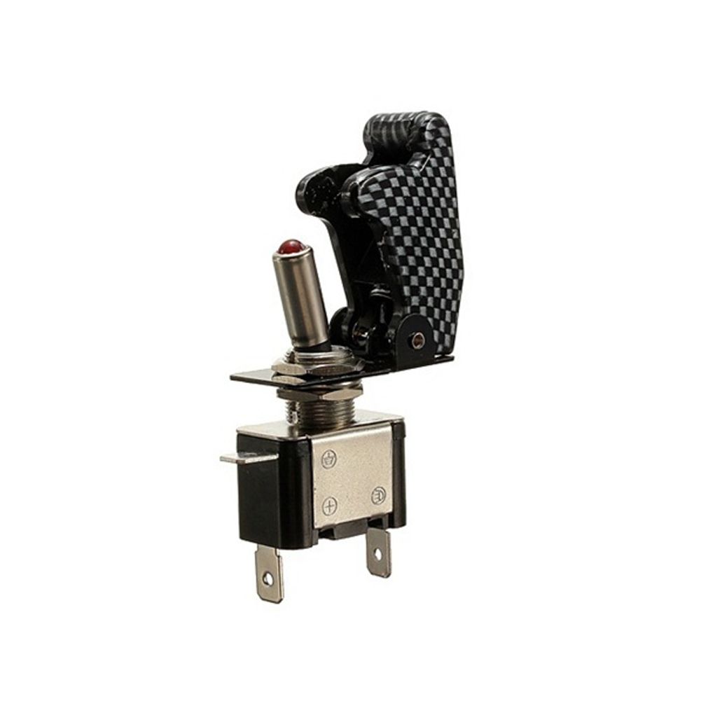 12V 20A Car Auto Cover LED Light SPST Toggle Rocker On/Off Switch Control