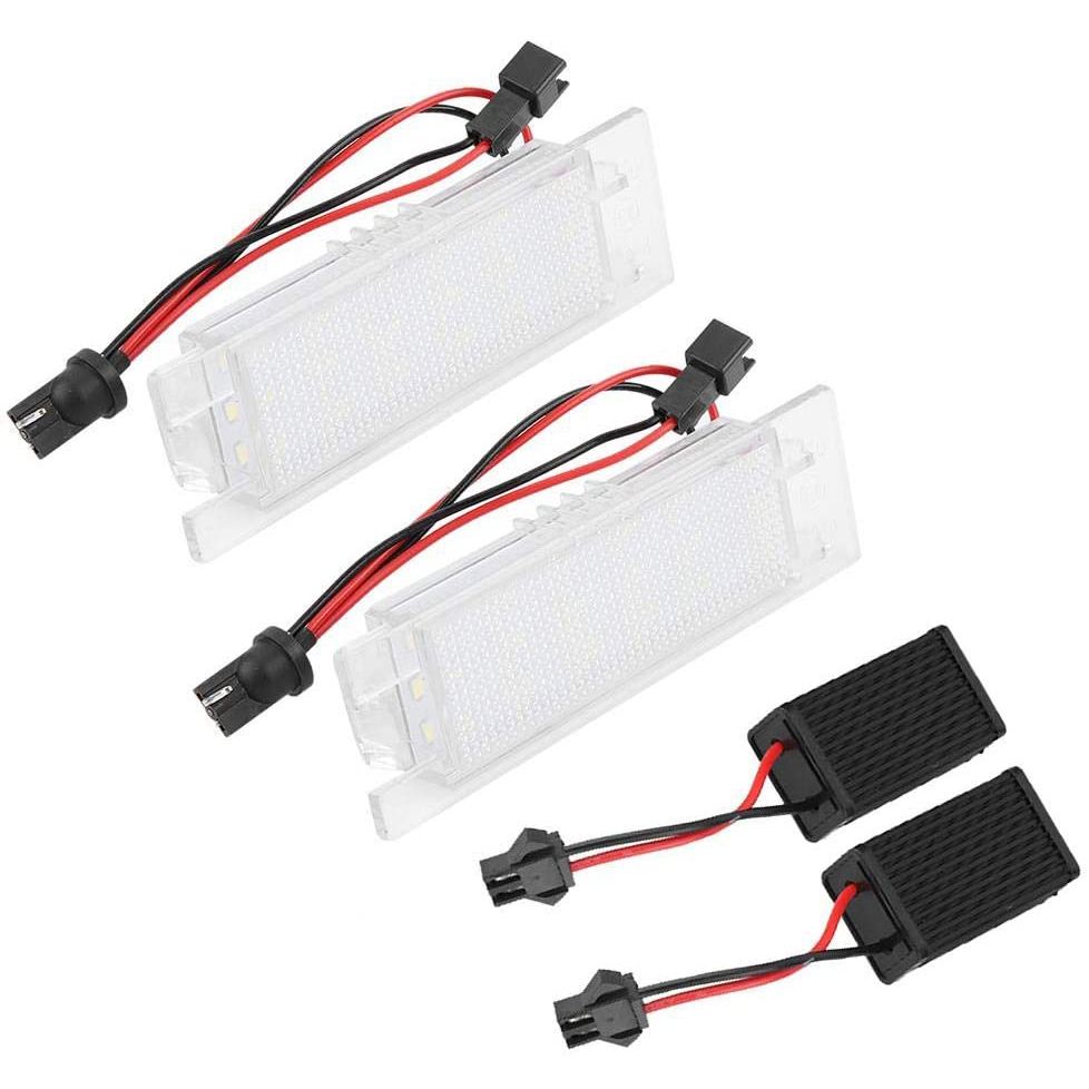 Practical Product 2Pcs LED Number License Plate Light Lamps for Fiat Tipo Multipla 500L PUNTO 188 Brava Croma Linea Doblo Marea Grande