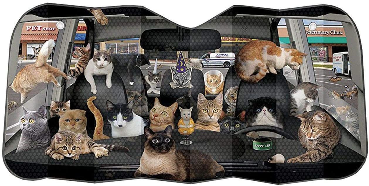 Car sunshade Archie McPhee Auto Sunshade, Car Full of -30x55in