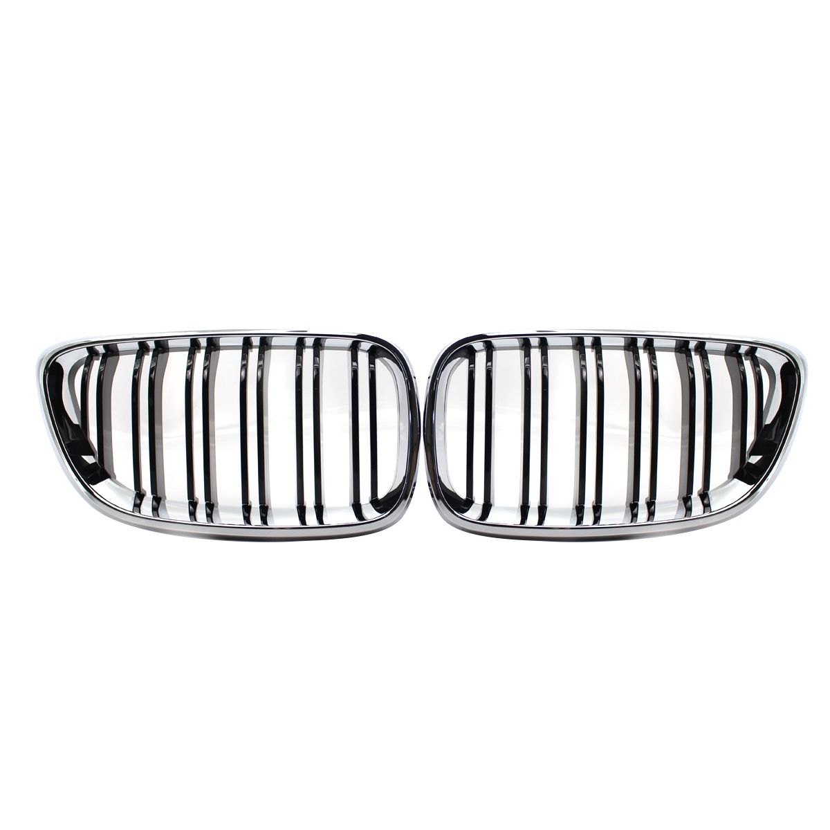 Front Kidney Double Line Grille Sport Grill Replacement For-BMW M2 F87 F22 F23 2014-2018 220I 230I 235I
